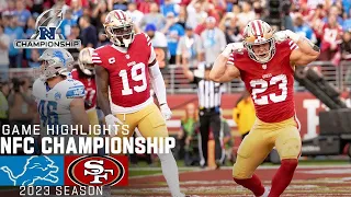 San Francisco 49ers vs. Detroit Lions Full Game Highlights | 2023 NFC Championship