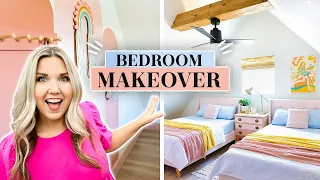 EXTREME GIRLS ROOM MAKEOVER 2022...DIY Budget Friendly!