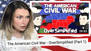 New Zealand Girl Reacts to the AMERICAN C.W. - OVERSIMPLIFIED