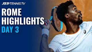 Djokovic Takes On Fritz; Monfils Returns, Berrettini In Action | Rome 2021 Day 3 Highlights