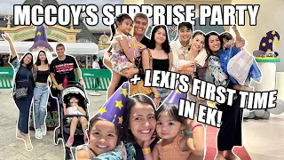 Elisse Surprise Party for Mccoy + Lexi's First Time in EK!