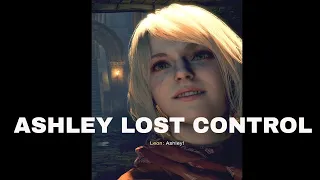 Ashley stabbed Leon when she lost control•Resident Evil 4 Remake•HDR•Raytracing•RTX 4090 #ashley