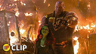 Gamora vs Thanos - Knowhere Scene | Avengers Infinity War (2018) IMAX Movie Clip HD 4K