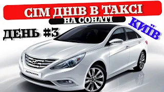 День третій | Сім днів в таксі на Hyundai Sonata YF LPI | Bolt | Uklon