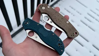 Spyderco Parmilitary 2 VS Stretch 2