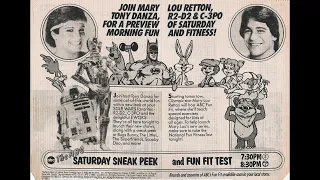 ABC Saturday Cartoon Lineup with commercials and bumpers 1985