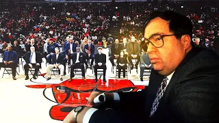 Bulls fans boo when Jerry Krause honored during Ring of Honor ceremony, Jerry Krause's wife cries