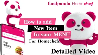 How to add New items in your MENU | Foodpanda Homechef| Basic video tutorial in Urdu #homechef