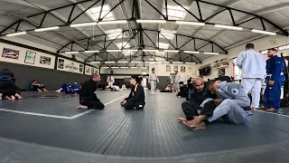 White Belt vs. Brown Belt // Rolling with David and awkward hierarchy moments
