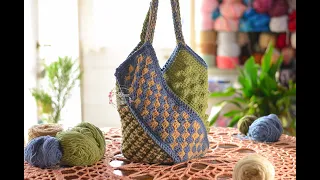 ( Bolso molino de colores ) Paso a paso en crochet