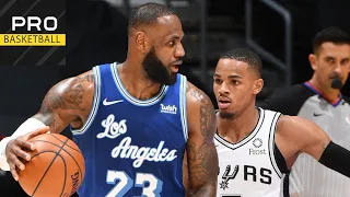 Los Angeles Lakers vs San Antonio Spurs | Jan. 7, 2020/21| NBA Season | Обзор матча