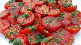 🍅 ПОМИДОРЫ ПО - КОРЕЙСКИ 🍅 Вкуснейшая ЗАКУСКА 👈 Super Korean Tomatoes Recipe