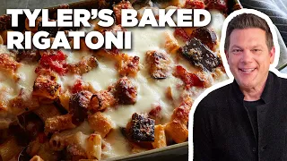Tyler Florence's Baked Rigatoni with Eggplant and Sausage | Tyler's Ultimate | Food Network