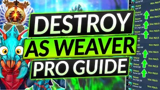 Why WEAVER is ABSOLUTELY BROKEN in This Meta - The ONLY WAY to Play Support - Dota 2 Guide