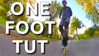 How to Inline Skate. First steps.How to skate on one foot.