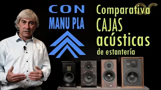 Comparativa de cajas acústicas de estantería