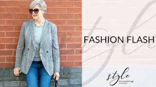 fashion flash | blazers & bags | style over 50