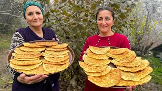 REAL HOMEMADE CHEBUREKS COOKED IN A QUIET VILLAGE! NO TALKING