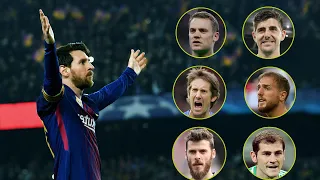 Legendary Goalkeepers Destoryed By Lionel Messi