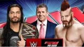 Reigns vs Sheamus - WWE World Heavyweight Title w/ Special guest Ref Mr.Mcmahon: Raw, Jan 4, 2016