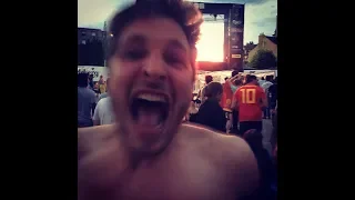 Belgium Fans Crazy Reactions & Celebration to Chadli's Goal Last Minute