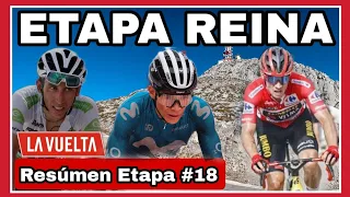 RESÚMEN Etapa 18 🇪🇦 Vuelta a España 2021 🇪🇦 ESPECTACULAR Miguel Angel Lopez hoy