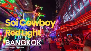 [4k] Soi Cowboy Street 2024 | Red Light District In Bangkok Thailand 🇹🇭- Walking Tour