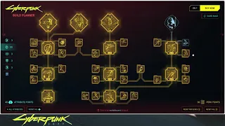 ตารางสกิลสาย Reflexes และ Intelligence ใน 2.0 -【Cyberpunk 2077】