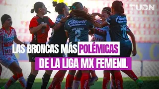¡SE CALIENTAN LOS ÁNIMOS! Las broncas y peleas más fuertes de la Liga MX Femenil I TUDN