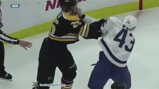 Nazem Kadri vs Brandon Carlo Dec 8, 2018