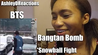 [BANGTAN BOMB] Snowball fight | Reaction