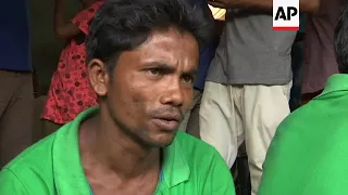 Rohingya survivors describe sinking of boat in storm