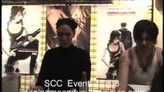 Lena Headey at Sarah Connor Chronicles signing