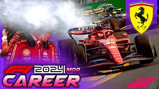 F1 2024 Mod CAREER MODE Part 3: WE ARE CHECKING.... | Leclerc Ferrari Career