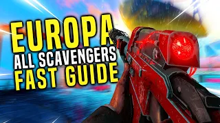 60 Second Guides | "EUROPA" ELEMENTAL SCAVENGER GUIDE! (ALL VARIANTS | CUSTOM ZOMBIES)