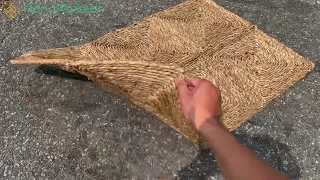 Foldable Woven Seagrass Rug/ Carpet | Home Decoration