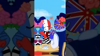 Britain(UK) x France|Countryhumans|#shorts #countryhumans #fypシ