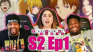 The Real Story Begins! The Classroom Of The Elite Episode Season 2 Episode 1 Reaction