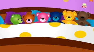 Ten In The Bed | Counting Numbers | Nursery Rhymes | Kids Songs | Childrens Videos