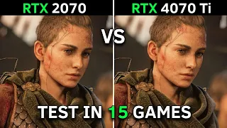 RTX 2070 vs RTX 4070 Ti | Test In 15 Games | 1440p