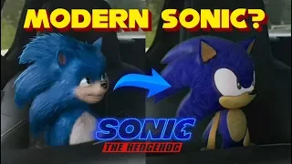 MODERN SONIC in the Sonic Movie 2019 Trailer