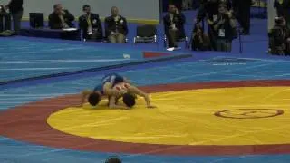 KHINCHEGASHVILI Vladimer (GEO) vs KURAMAGOMEDOV Arsen (RUS) Finale 2 Period 55KG; Kiev 2012