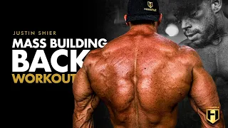 IFBB Pro Justin Shier Mass Building Back Workout | HOSSTILE