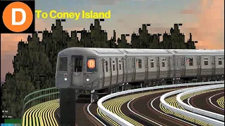 OpenBVE (D) Norwood-205th Street To Coney Island (R68A)