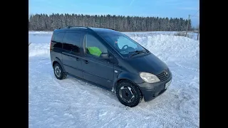 Мерседес W414 Vaneo 2002 года обзор от владельца