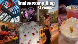 Anniversary Vlog In Vegas🥰 | Strip, 5 Star Restaurants, Shopping, Swimming, etc.. | Travel Vlog
