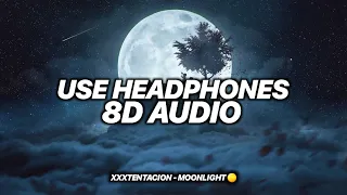 XXXTENTACION - MOONLIGHT // 8D Audio + Slowed + Reverb + Bass Boosted