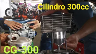 Instalación CILINDRO CG 300cc 72mm RACING para proyecto 4K Cobra 300