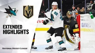 San Jose Sharks vs Vegas Golden Knights Oct 2, 2019 HIGHLIGHTS HD