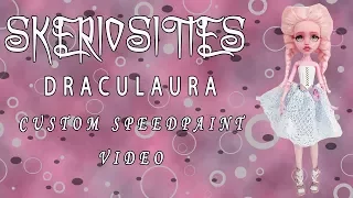 Draculaura Monster High Doll Custom Speedpaint Video by Skeriosities